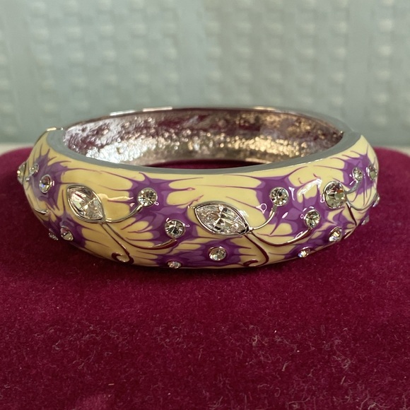 JACQUELINE KENNEDY CAMROSE & KROSS Purple with Swarovski Bracelet - Picture 3 of 17